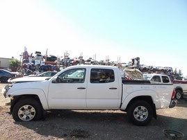 2008 TOYOTA TACOMA SR5 WHITE DOUBLE CAB 4.0L AT 4WD Z18142